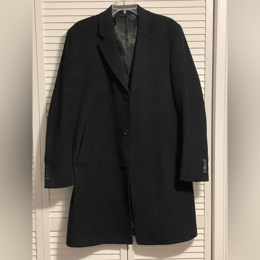 Lauren Ralph Men's Black Trench Coat